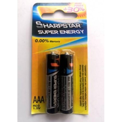 Батарейка "SHARPSTAR"мизинч.кратно R03-2B-AAА(48уп)
